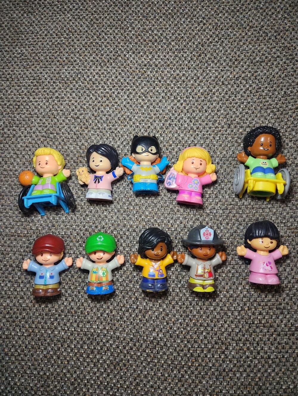 Set Of 10 Little People Characters Assortment Fisher-Price